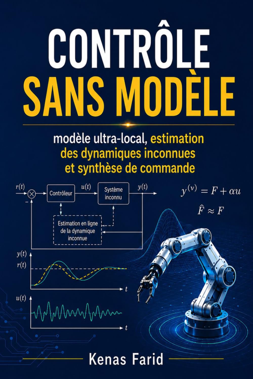 Contrôle sans modèle: modèle ultra-local, estimation des dynamiques inconnues et synthèse de commande