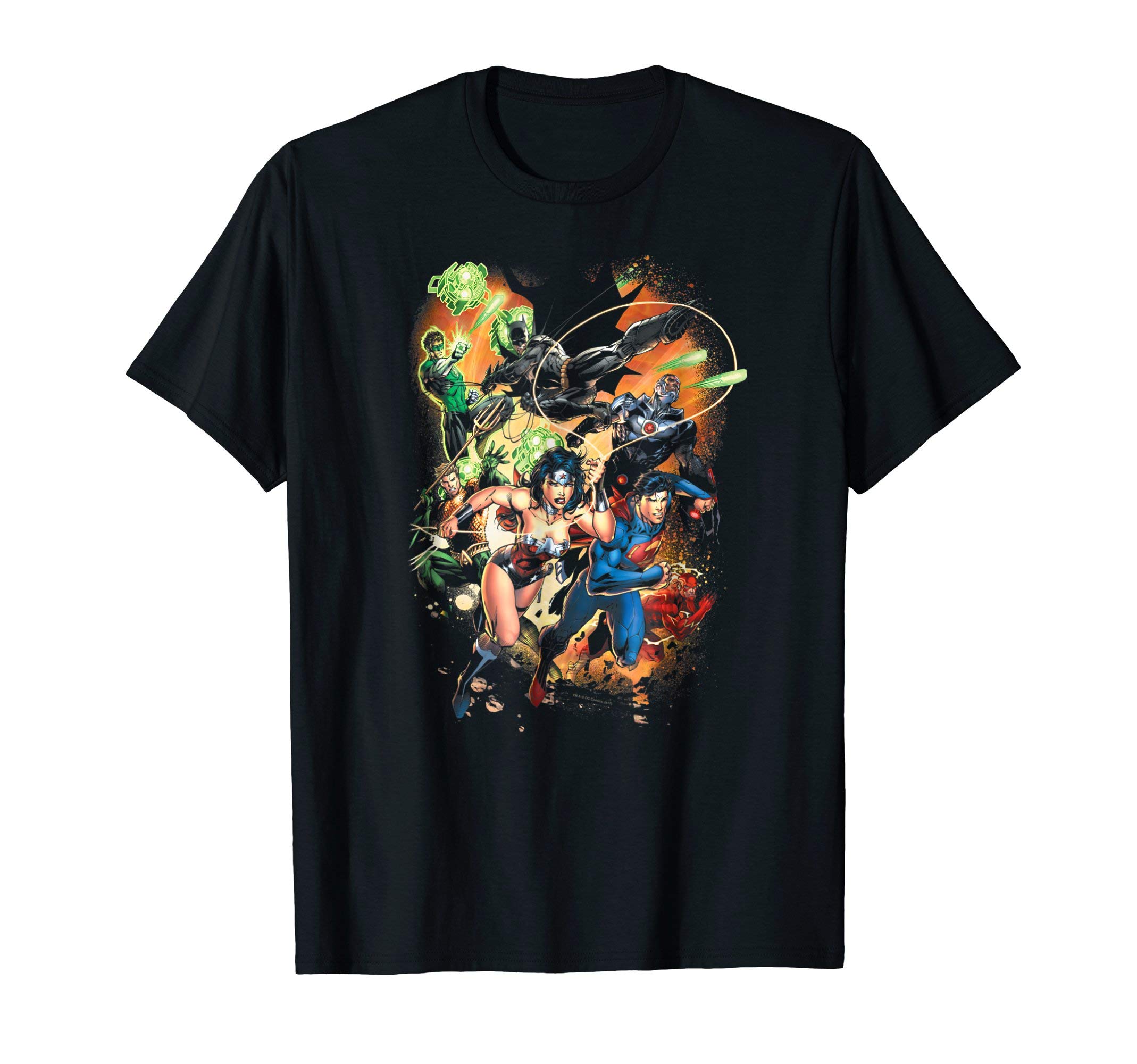 DC ComicsJustice League Battle Ready T-ShirtOEKO-TEX STANDARD 100