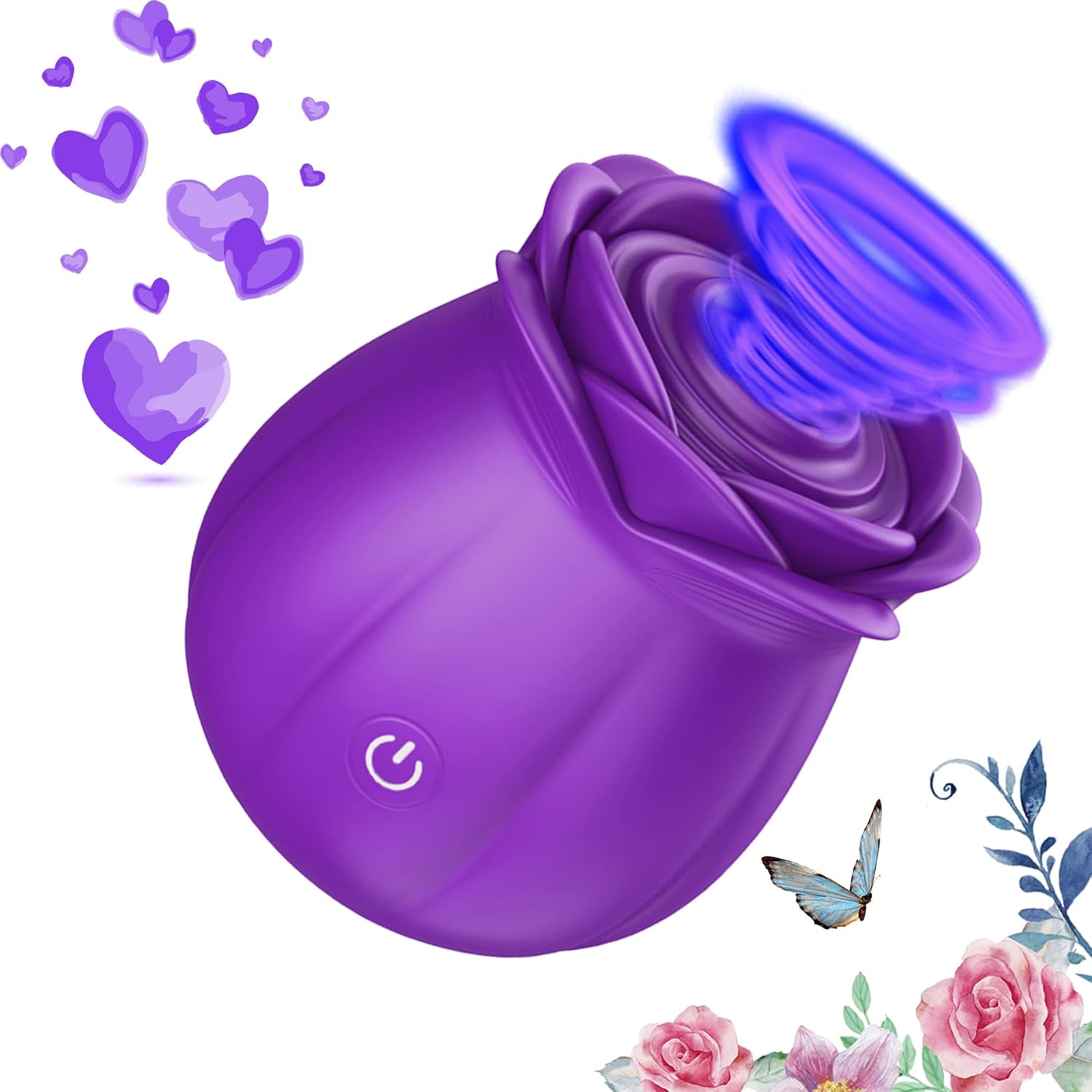 2025 Upgraded Version Rose Adult Tool for Women - Rose Toys Waterproof 10 Speed Roses Shape Sucker for Womens Couples Games Y2687