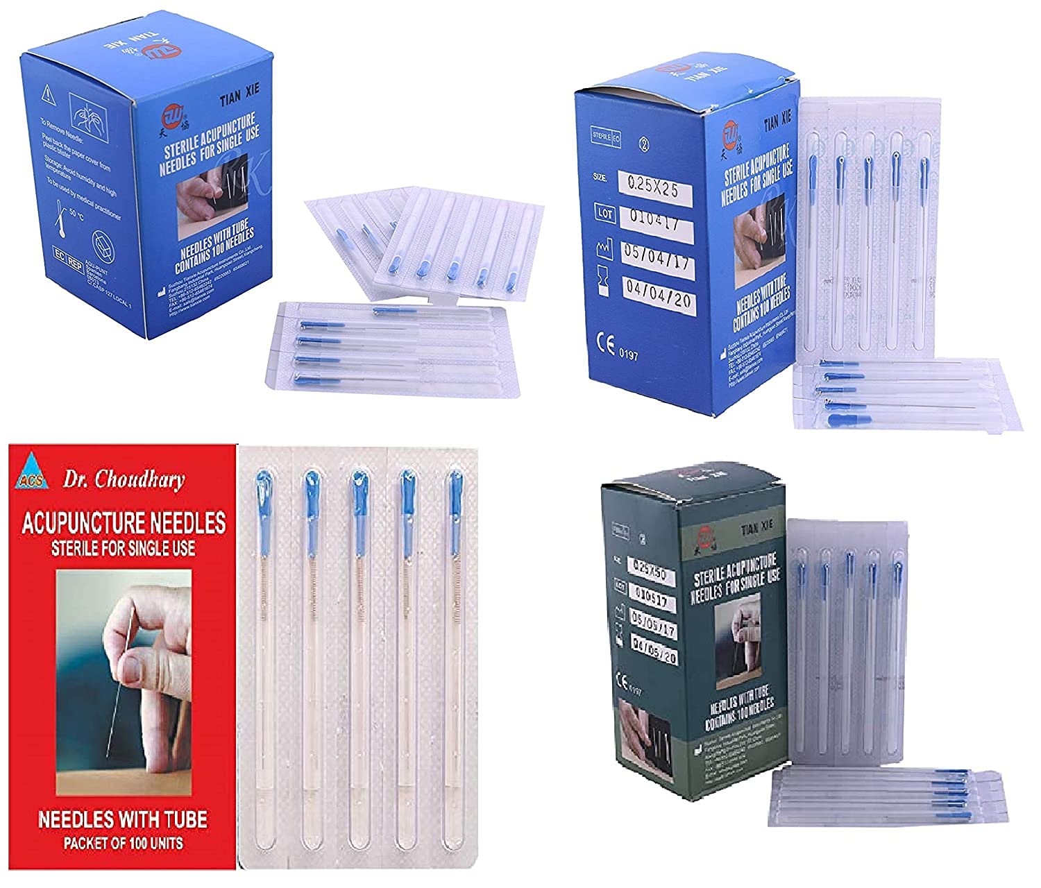 R A Products dry needles physiotherapy acupuncture needles 0.25x13mm 0