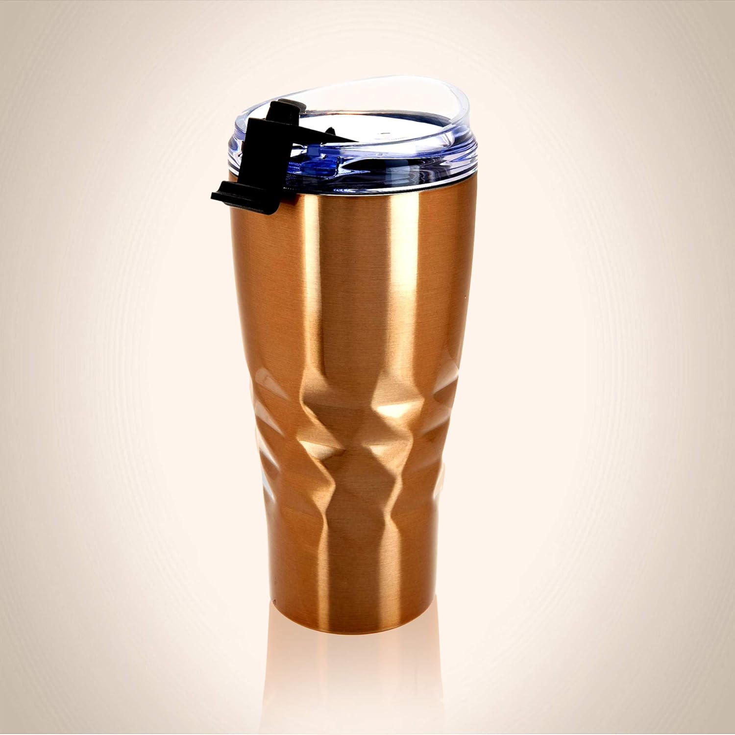 Primula Peak Hot or Cold Tumbler - Triple Layer Copper Technology Vacuum Sealed - With Matching Color Gift Box, 20 Ounce, Copper - Image 2
