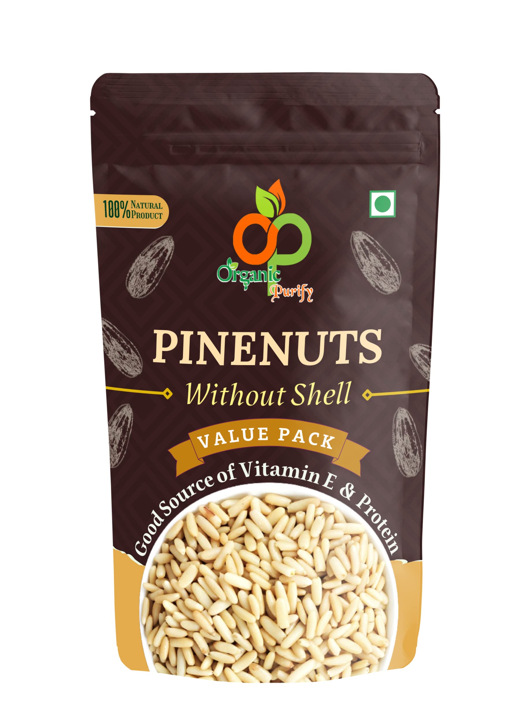 Organic Purify Lebanon Pine Nuts, 200g | Chilgoza (B08YRNX6WR) Amazon Price History, Amazon Price Tracker