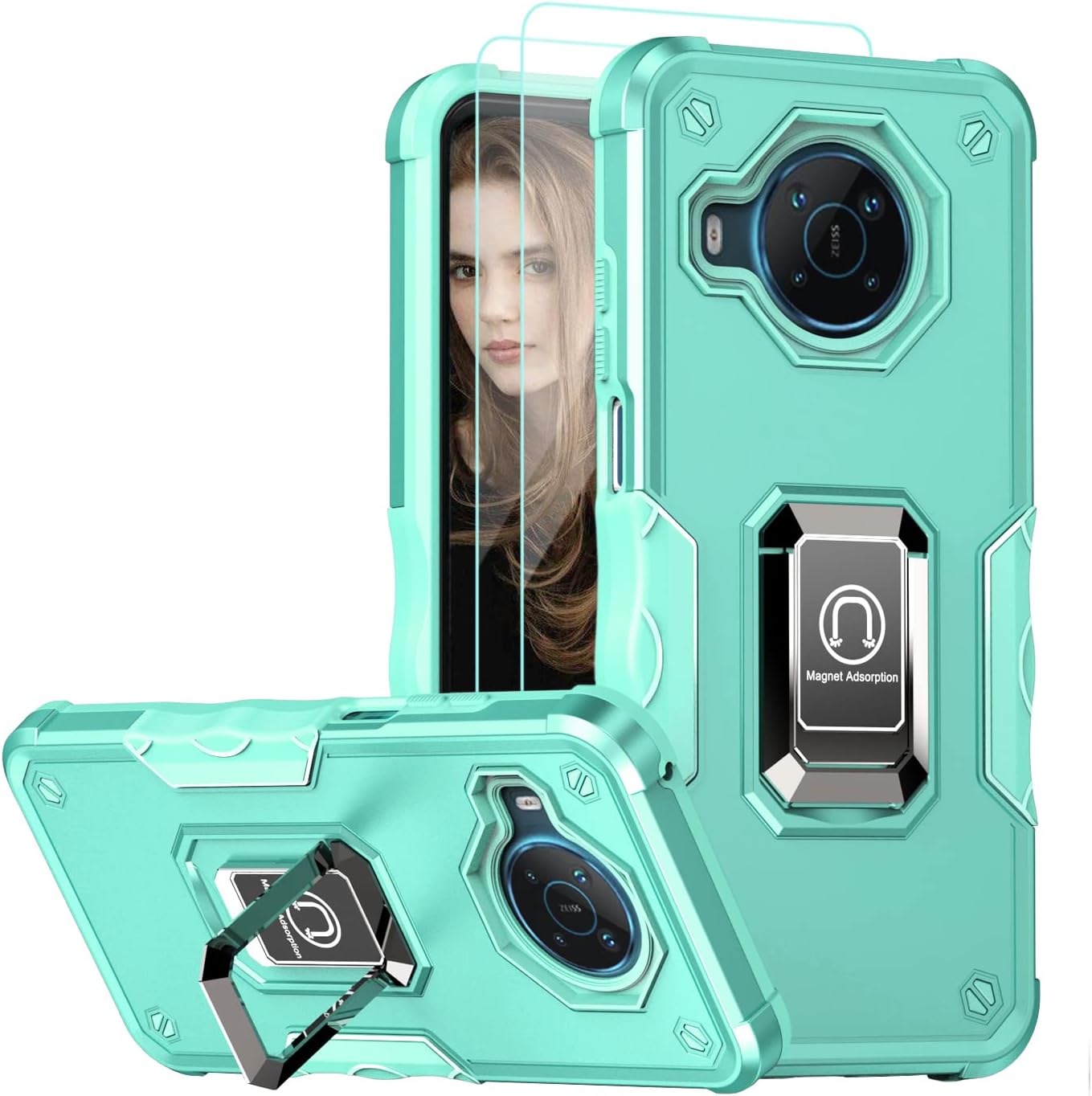 EUXERY for Nokia X100 Case with [2 Pack] HD Screen