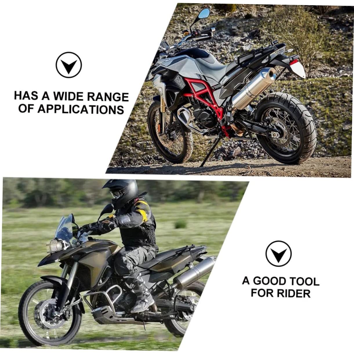 PLAFOPE Support GPS pour Moto en Alliage D’Aluminium Noir pour Téléphone