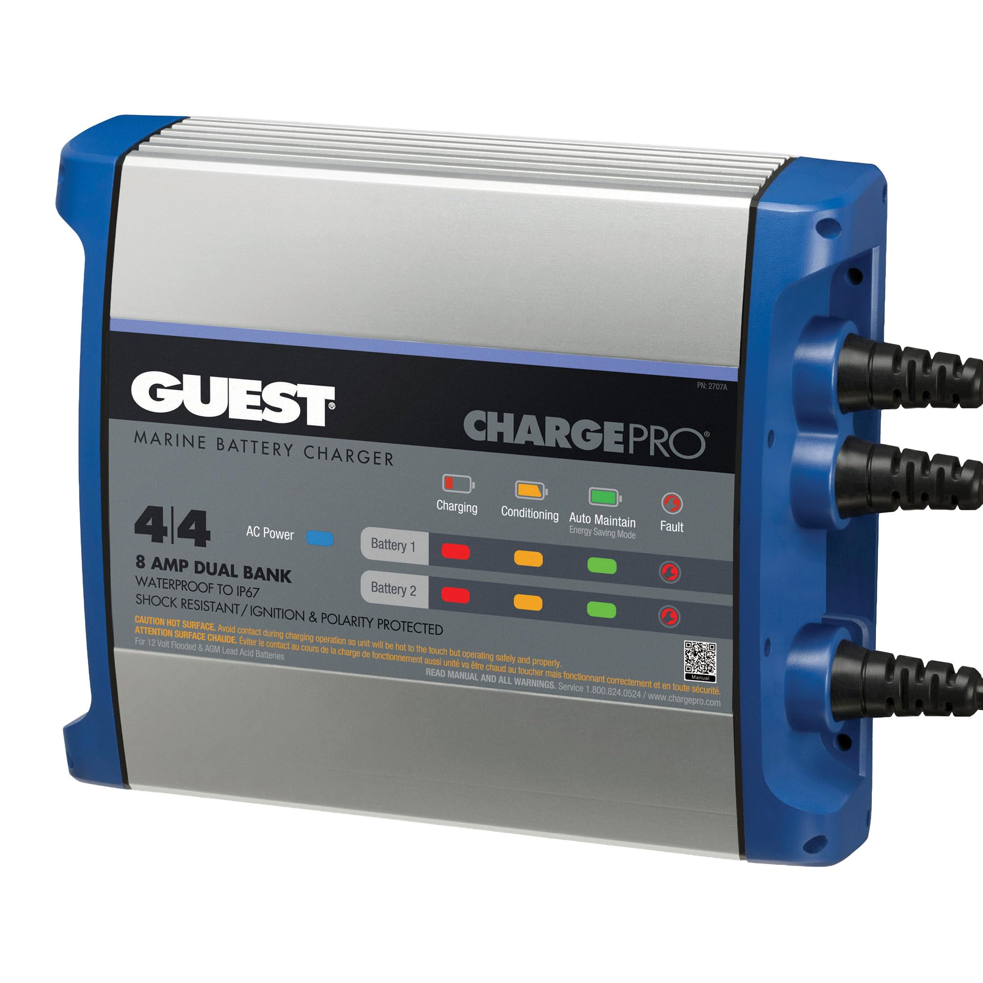 Guest 2707A two bank battery charger