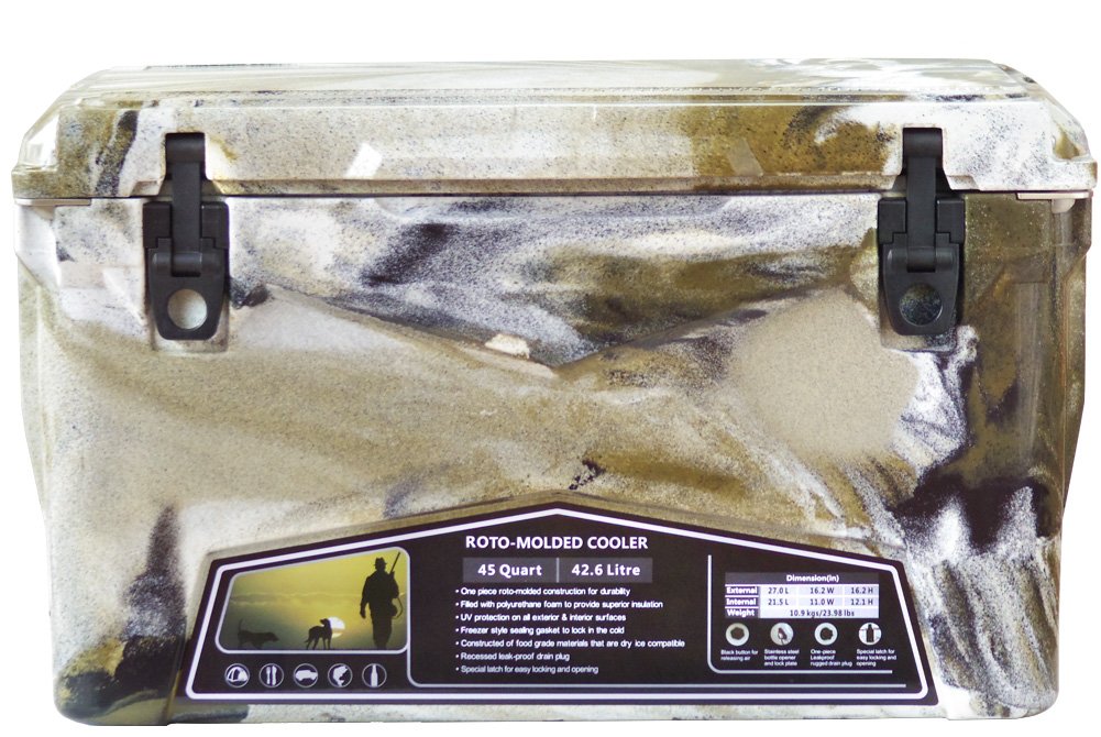 Amazon | アイスランド クーラーボックス 45qt [ デザートカモ / 42.6L