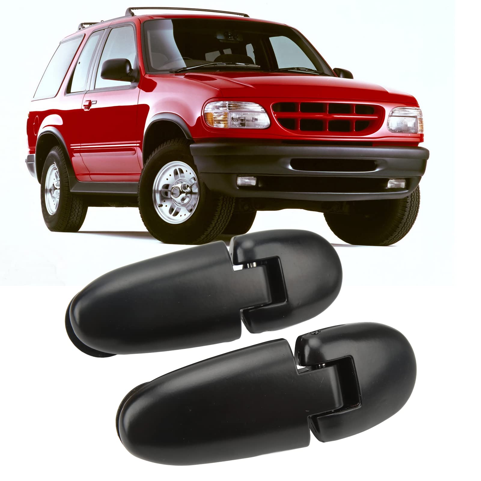 926-132 Set di cerniere per lunotto posteriore sollevatore destro e sinistro per Ford Explorer 98-01, Mercury Mountaineer 98-01 sostuisce muslimate