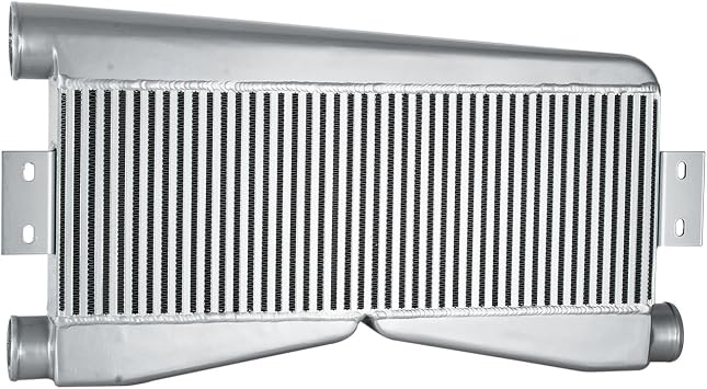 Universal Twin Turbo Intercooler 24"x9"x3.5" Bar & Plate Custom 2 In/1 Out SL