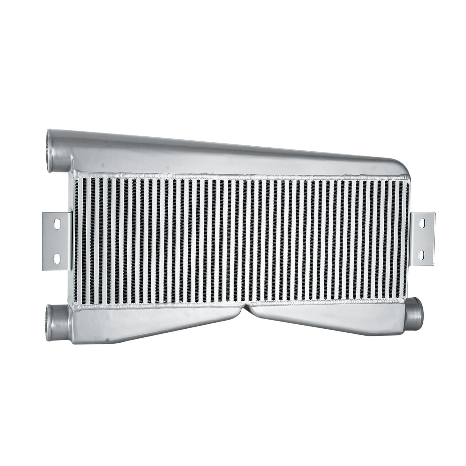 Intercooler doppio turbo universale 61 x 22,9 x 8,9 cm, barra e piastra personalizzata (2 in/1 out) SL