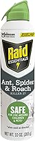 Vista 1 de Raid Essentials Ant Spider & Roach Killer, seguro para niños y mascotas, para uso en interiores, 10 onzas