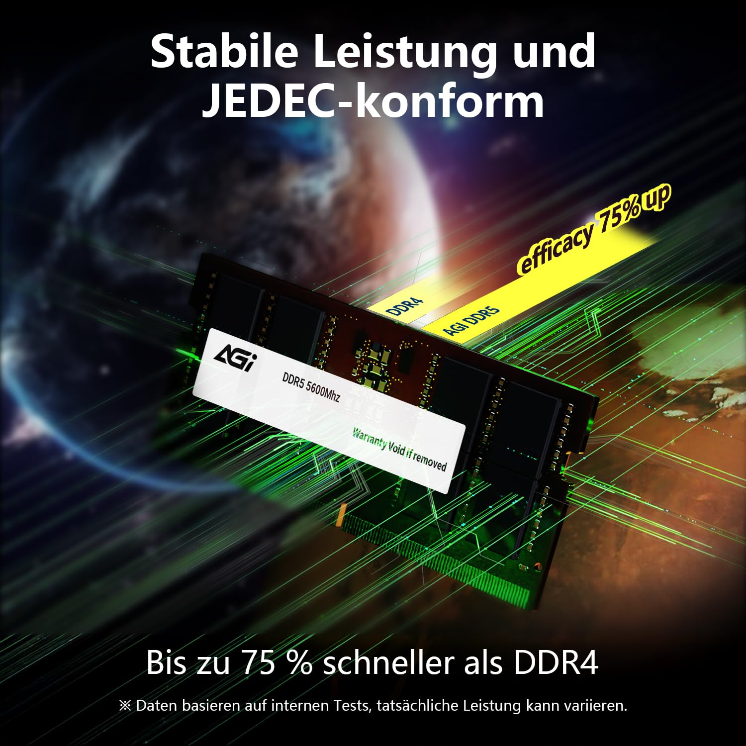 AGI SD238 16GB DDR5 RAM SODIMM 5600MHz Arbeitsspeicher Fuer Laptop | Latenz CL46, Hochleistungs-Speichermodul optimal kompatibel mit modernen Laptops, Notebooks und Mini-PC