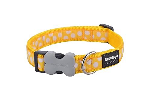 Red Dingo GmbH Spots - Collar para perro , Amarillo, XS