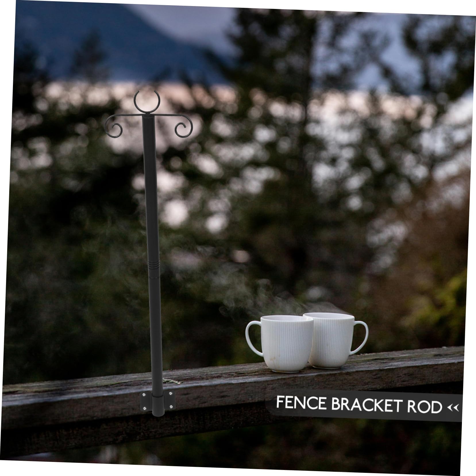 Yardwe 2sets Pali per Luci Corda Esterne in Pali Sospesi Supporti per Mangiatoie per Uccelli Accessori per Illuminazione Esterna della Luce Ganci per Esterni Comodi