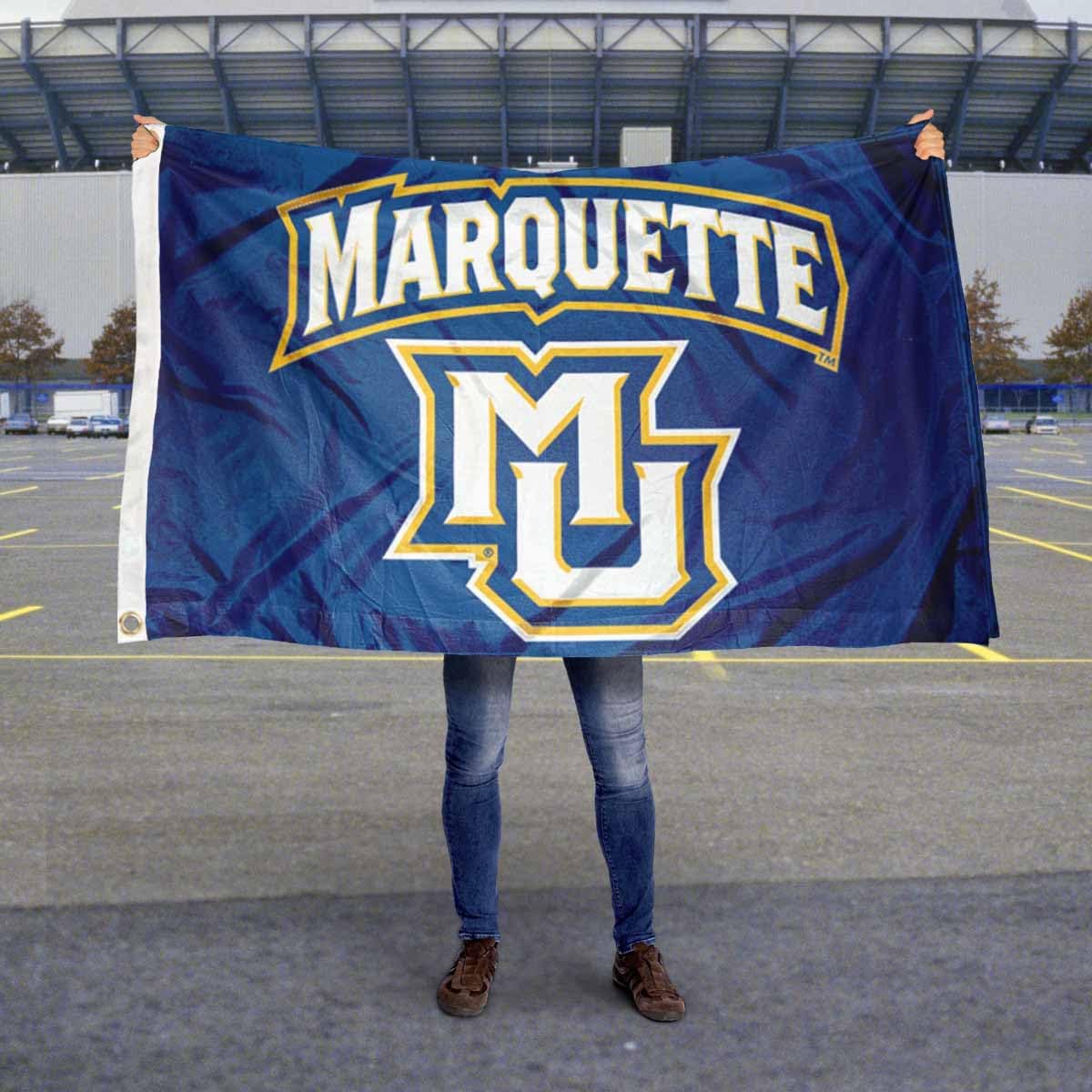 Marquette Golden Eagles MU University Large College Flag - Image 5