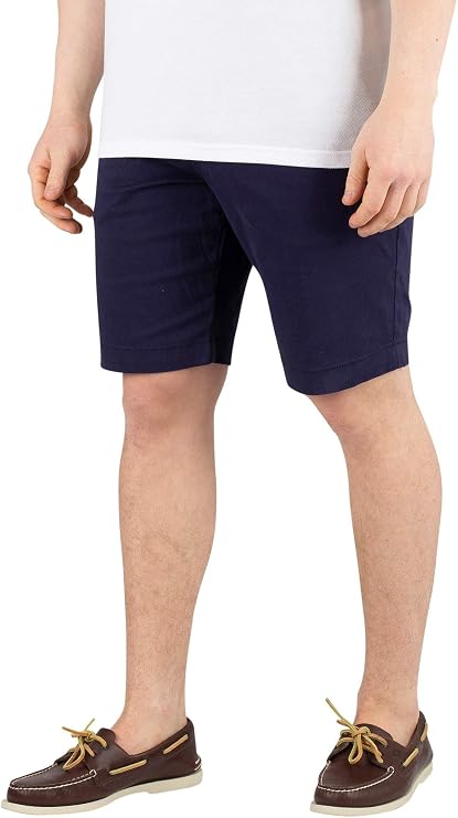 Scott Men's Classic Chino Shorts, Navy 