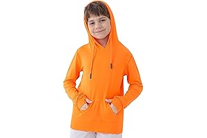 Boys UV Rash Guard Hoodie UPF 50+ Kids Sun Protection SPF Shirts...