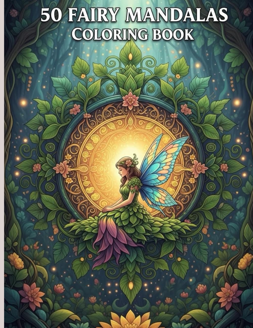 50 Fairy Mandalas Coloring Book: “Inspired Fairy Motifs to Calm the Mind and Spark Imagination”