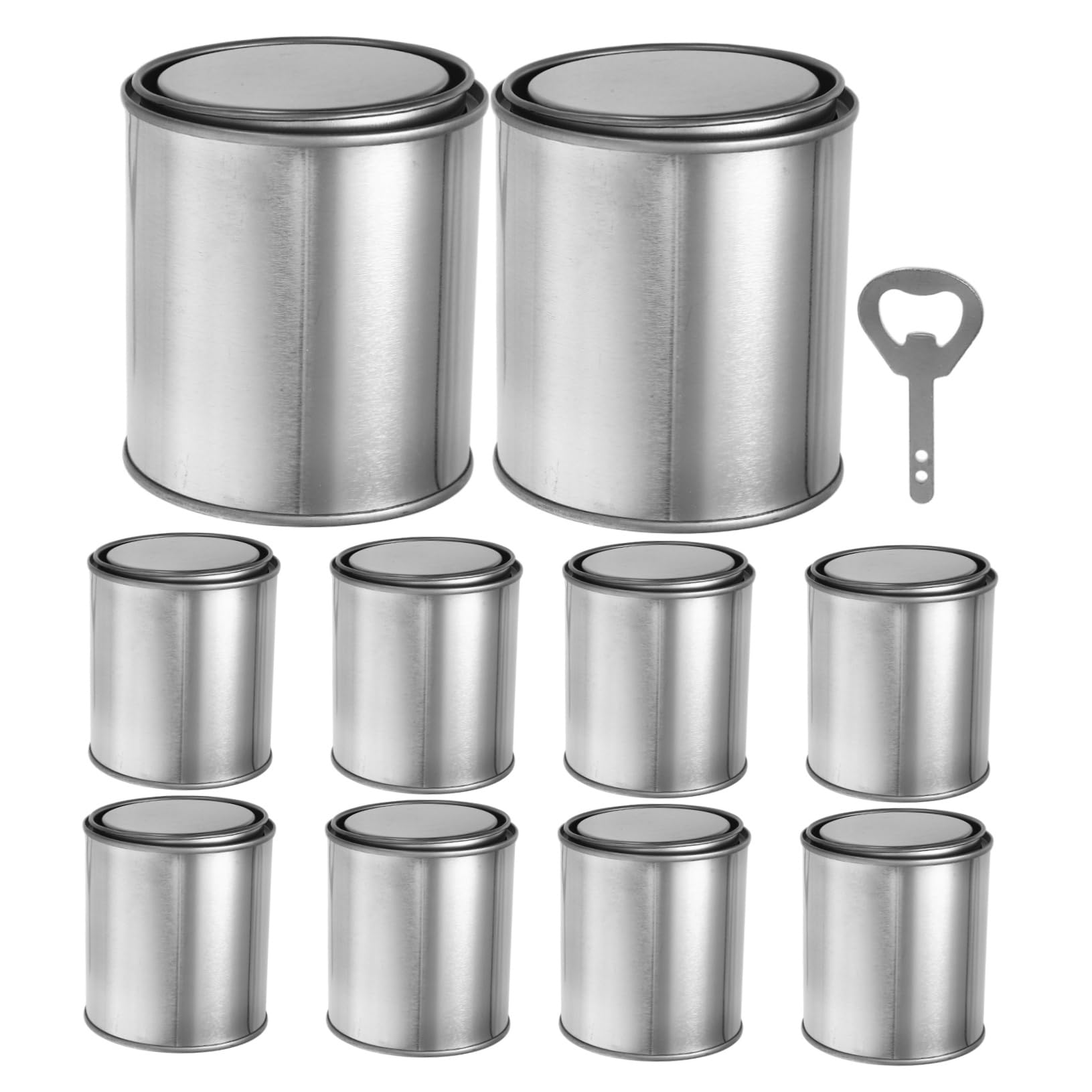 SHINEOFI 1 Juego De Latas De Pintura De Metal Contenedor Ahorrador De Pintura Latas De Pintura para Restos De Pintura Latas De Pintura Vacías con Tapa Contenedores De Pintura Latas
