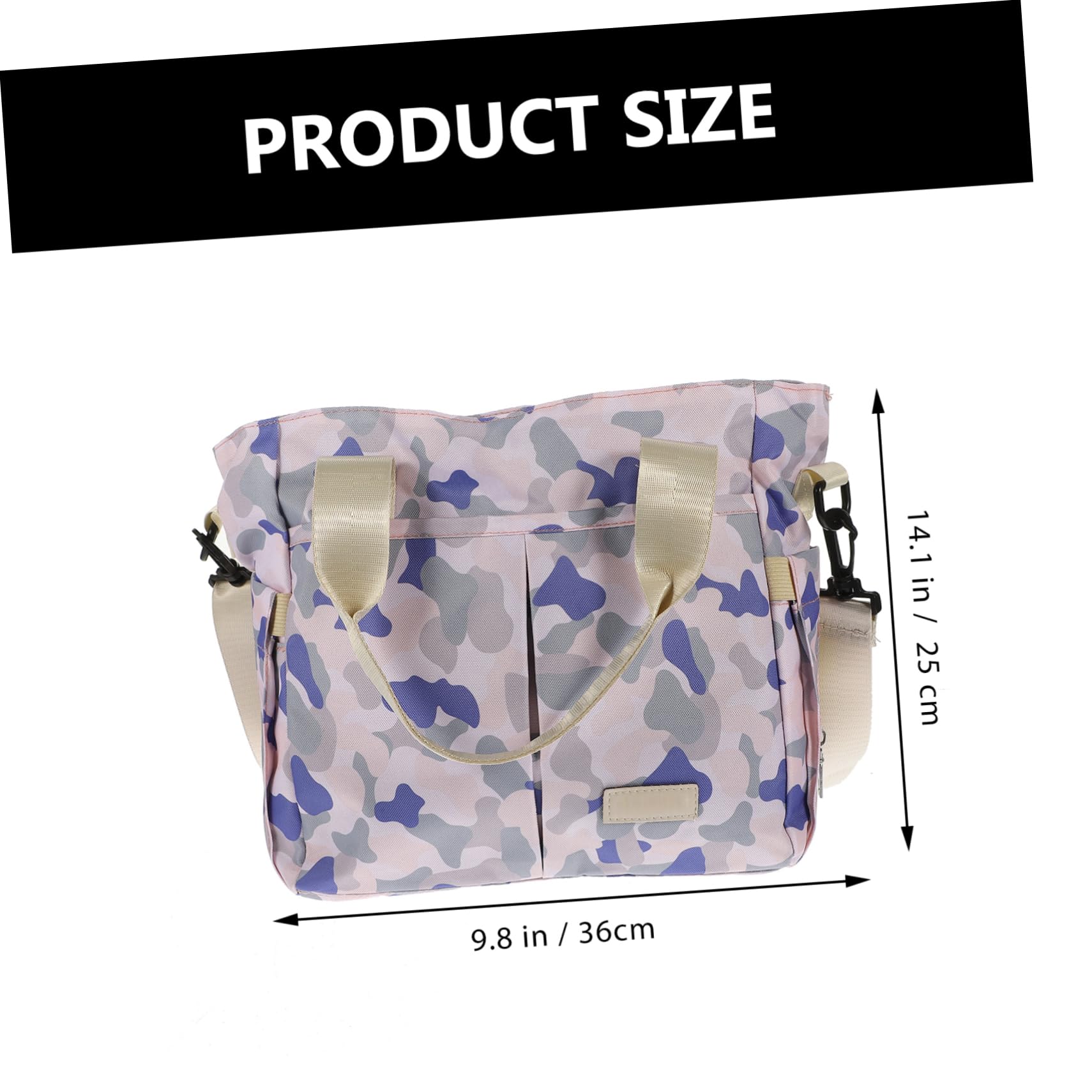 Stylish Mommy Diaper Bag for Convenient Baby Travel, Huge Travel Diaper Bag for Moms Dads, Maternity Bag Baby Care Shoulder Straps Bag