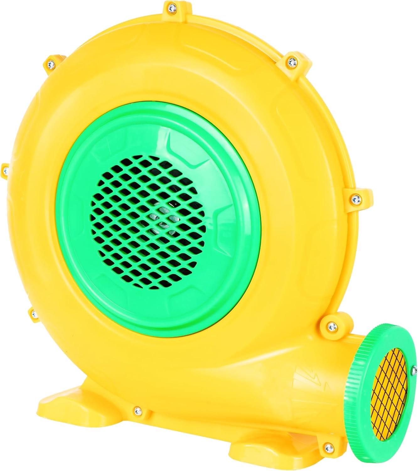 Step4Fun Bounce House Air Blower for Inflatables, 550 Watt ETL Certified Electric Blower, Perfect for Inflatable Bounce House Water Slide and Bouncy Castle Indoor & Outdoor Yellow 550W Blower