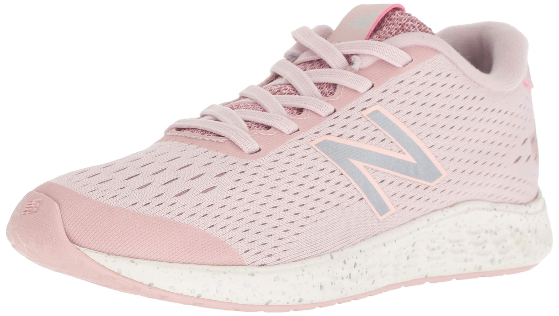 New Balance Kids' Fresh Foam Arishi NXT V1 Bungee Running Shoe, Conch Shell/Silver, 3 W US Infant