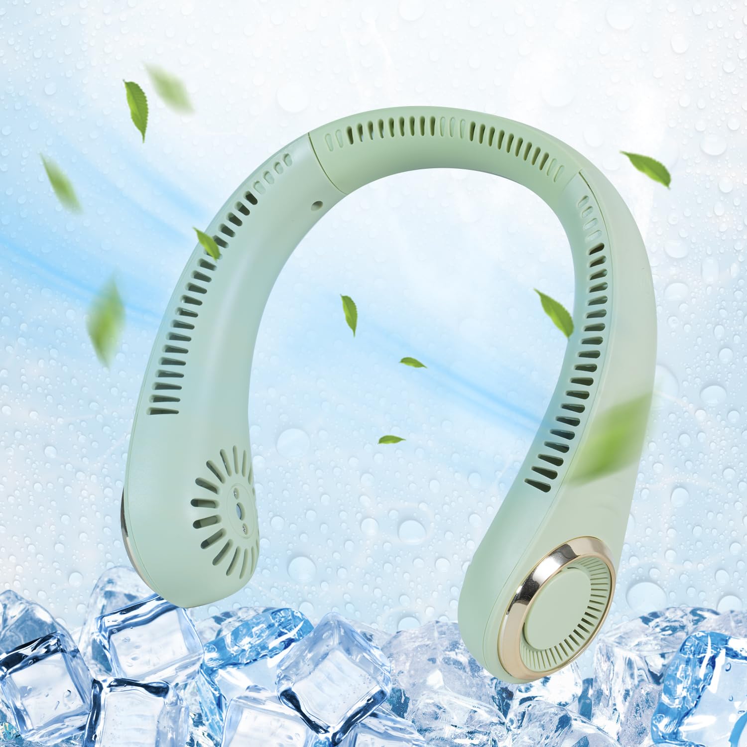 KOOCHUWAH Portable Neck Fan (Green)