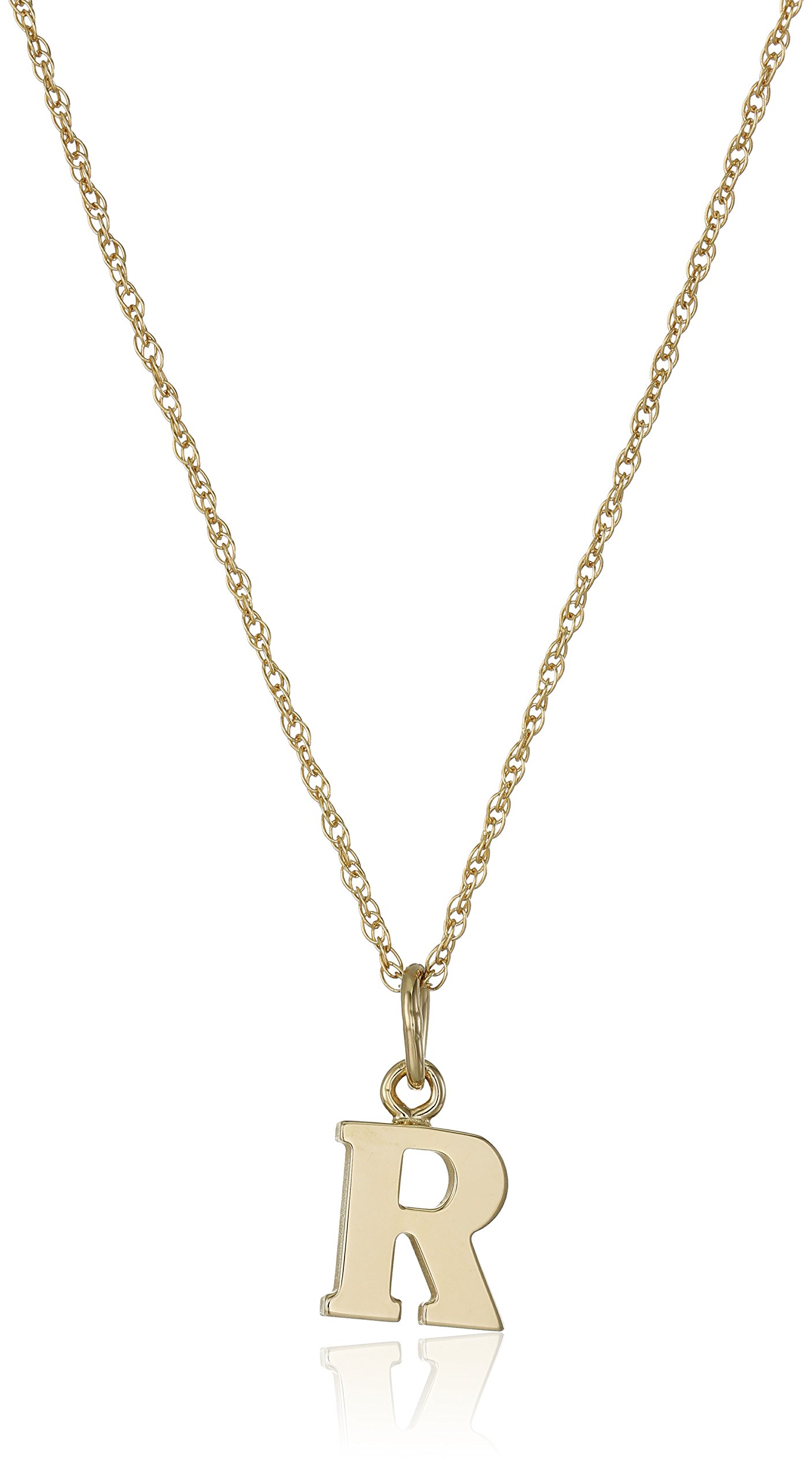 Amazon Essentials14k Gold-Filled Letter Charm Pendant Necklace (previously Amazon Collection)