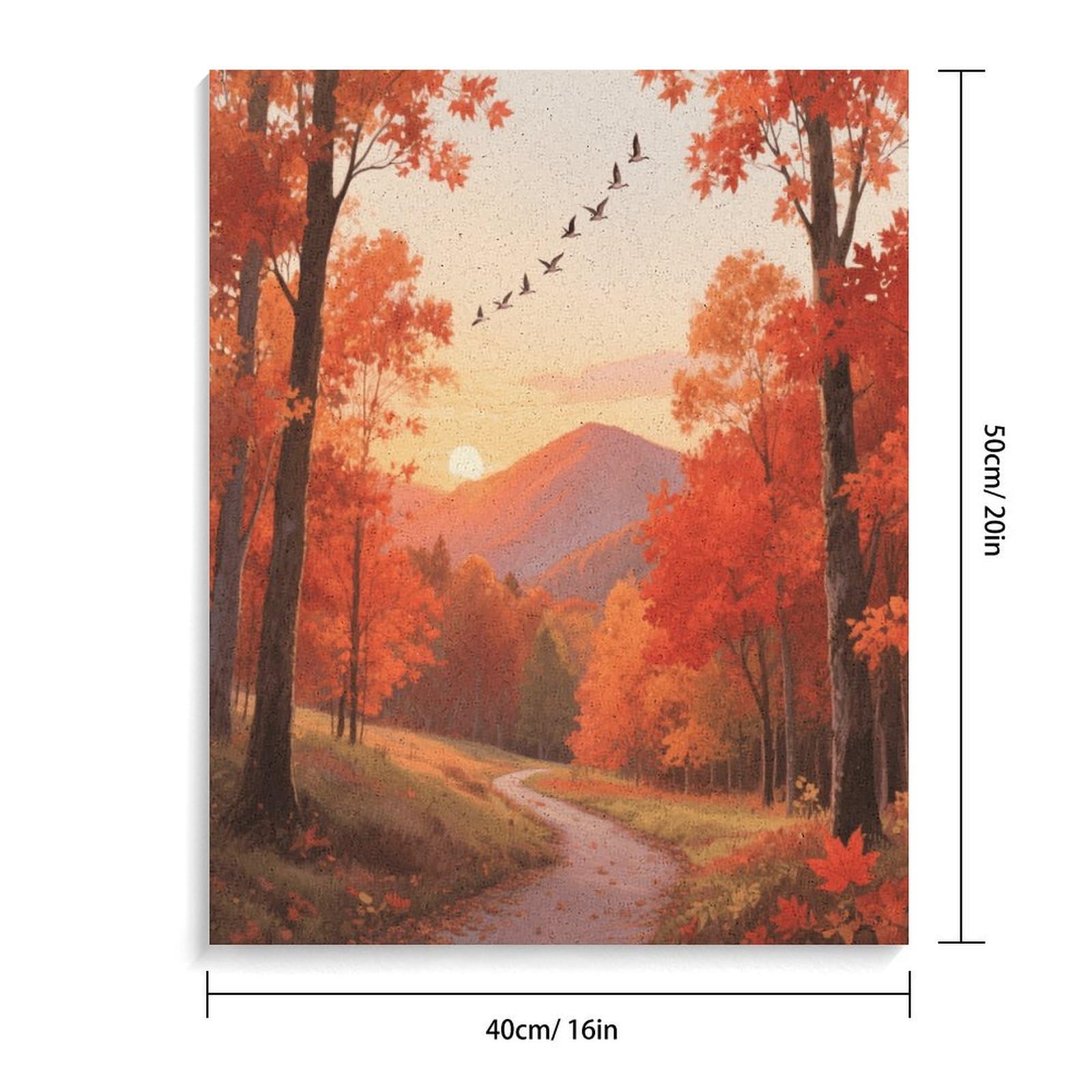 KOAYUBFC Malen-nach-Zahlen-Set für Erwachsene, Anfänger, Erwachsene, Malen-nach-Zahlen-Kits auf Leinwand, Acryl-Ölfarben, Gemälde mit Pinseln als Geschenk, Wanddekoration für Zuhause, Wanddekoration