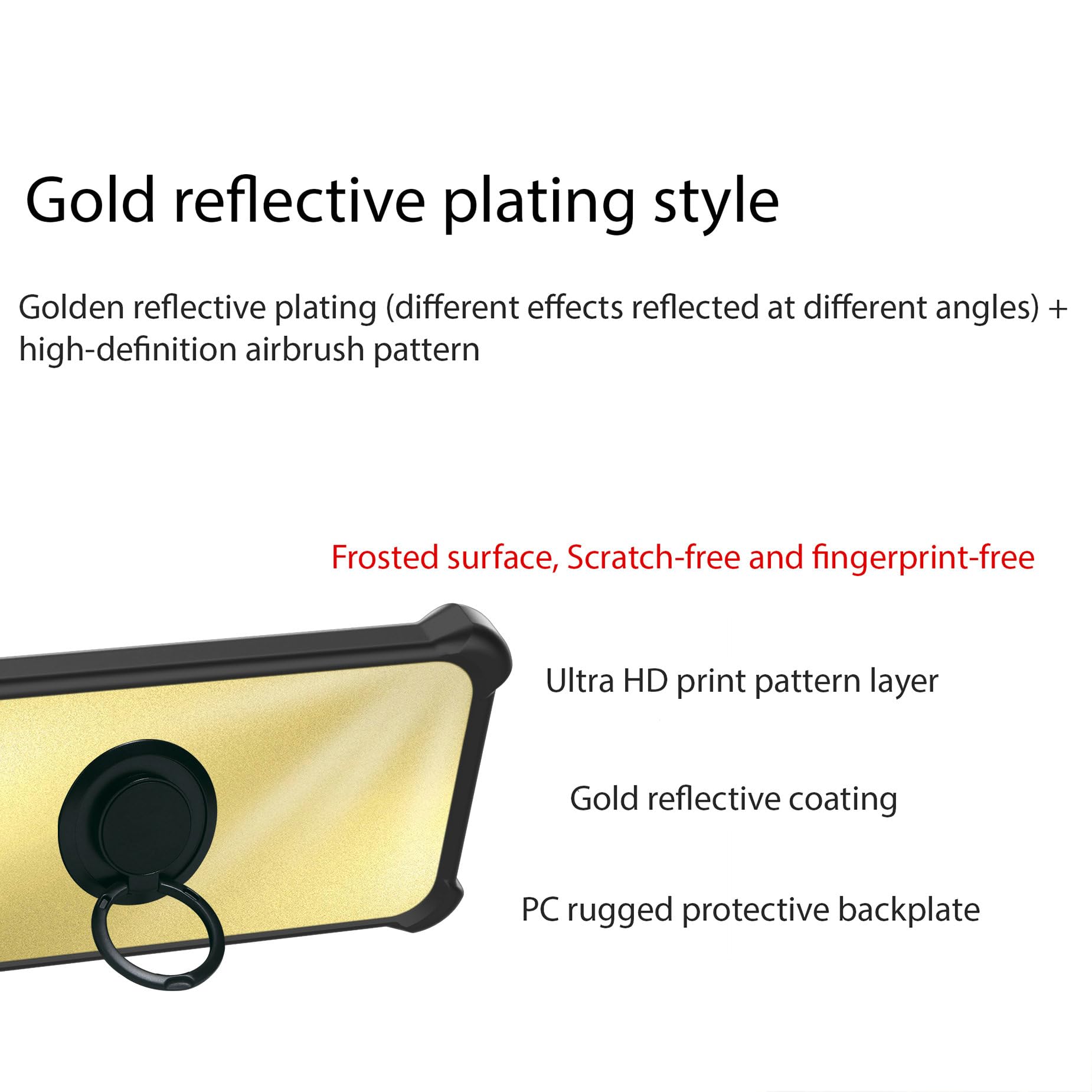 Funda Compatible Para Foxx Foxxd A55 Y Foxx Foxxd A56 [PC Duro + Silicona Suave] [Soporte Para