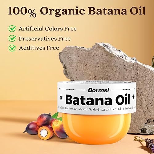 Miniatura 2 de Aceite de batana 100% crudo para el crecimiento del cabello, aceite Dr. Sebi Batana procedente de Honduras, evita la pérdida de cabello, estimula el