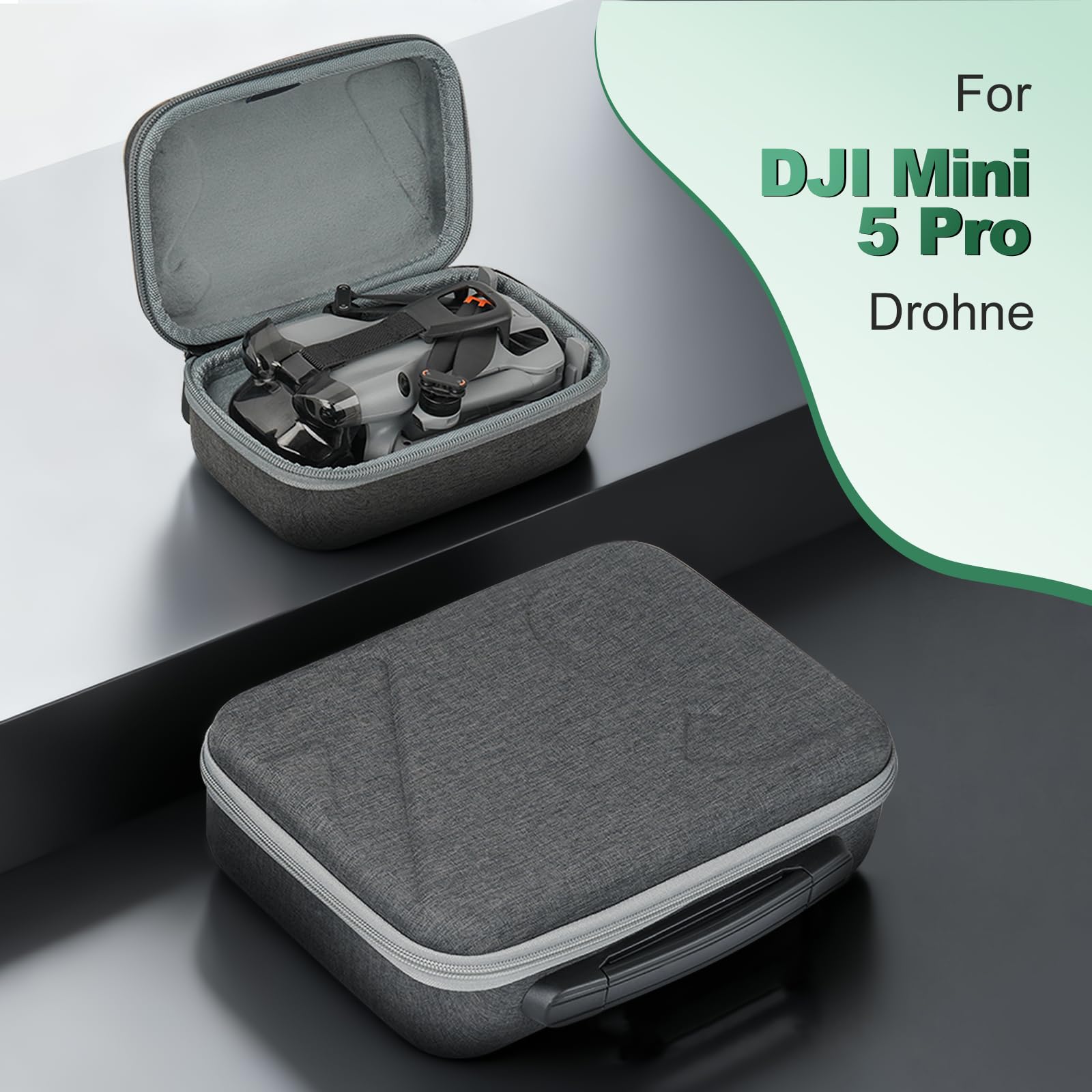 Gdraco Torba przenośnikowa na DJI Mini 5 Pro Dron Torba do przechowywania Torba podróżna na DJI Mini 5 Pro Podwozie drona, 19 x 13 x 8 cm, Torba transportowa