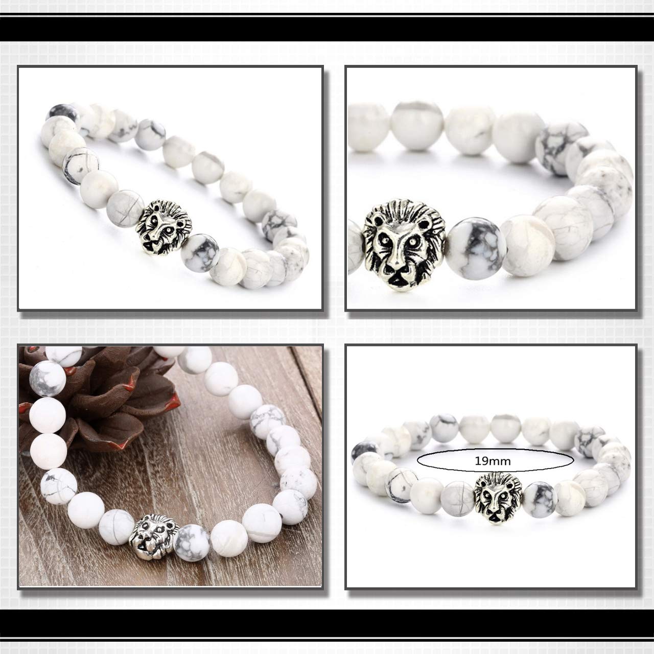 Amazon.co.jp: WHITE FANG(ホワイトファング) 数珠 ブレスレット