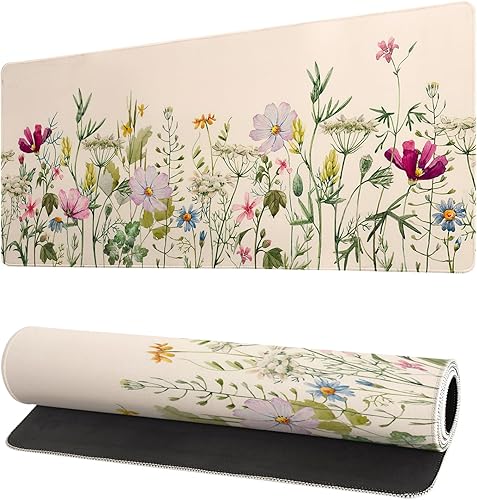 Miniatura 13 de Almohadilla de ratón para juegos Dazzling Galaxy 27.6x11.8 pulgadas, nebulosa azul y púrpura de la galaxia, universo espacial, gran mousepad con