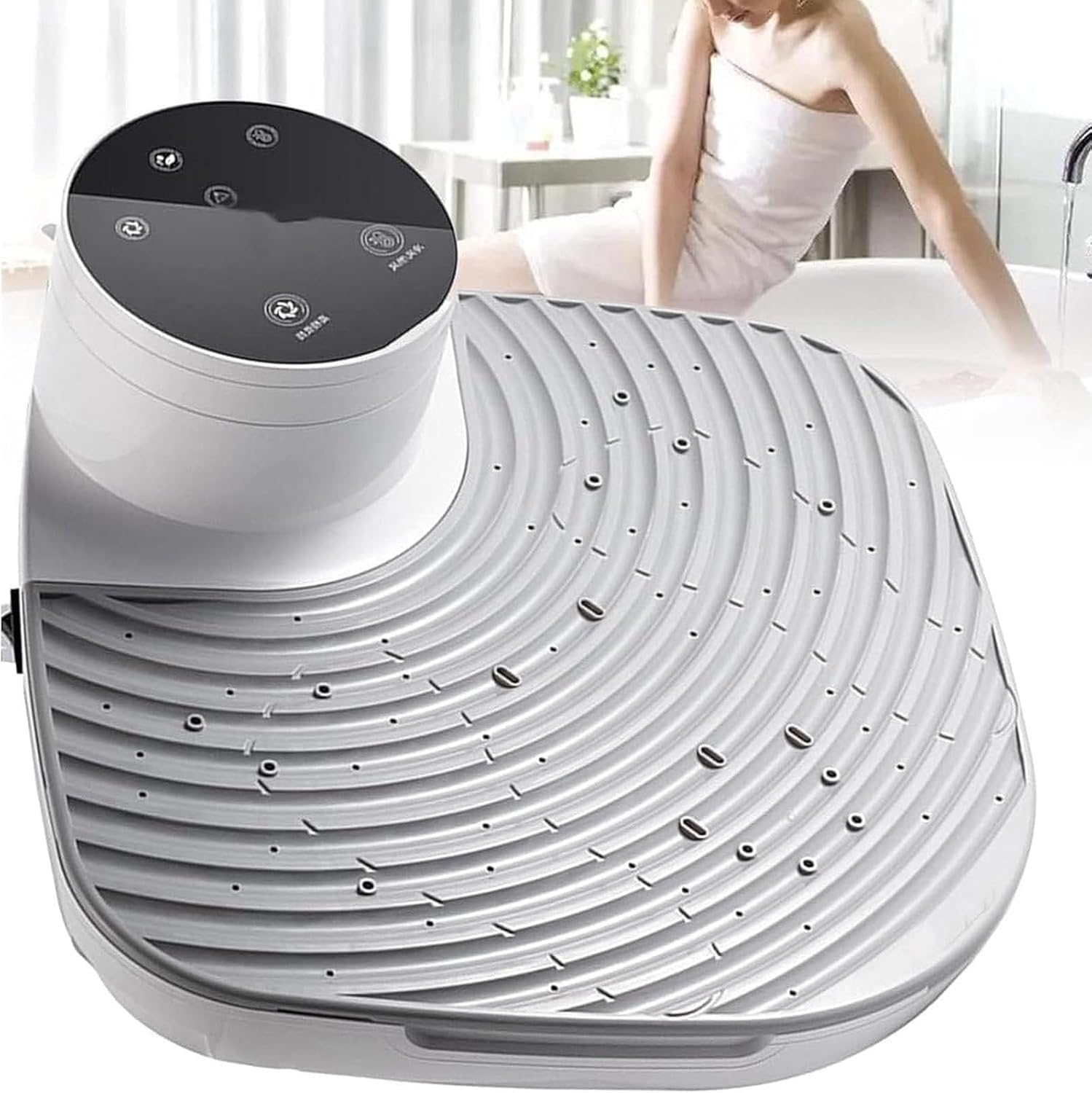 GWMWON - Asciugabiancheria ad asciugatura rapida, aria calda e naturale per animali domestici e atleti, ideale per bagno e palestra, design portatile ed efficiente