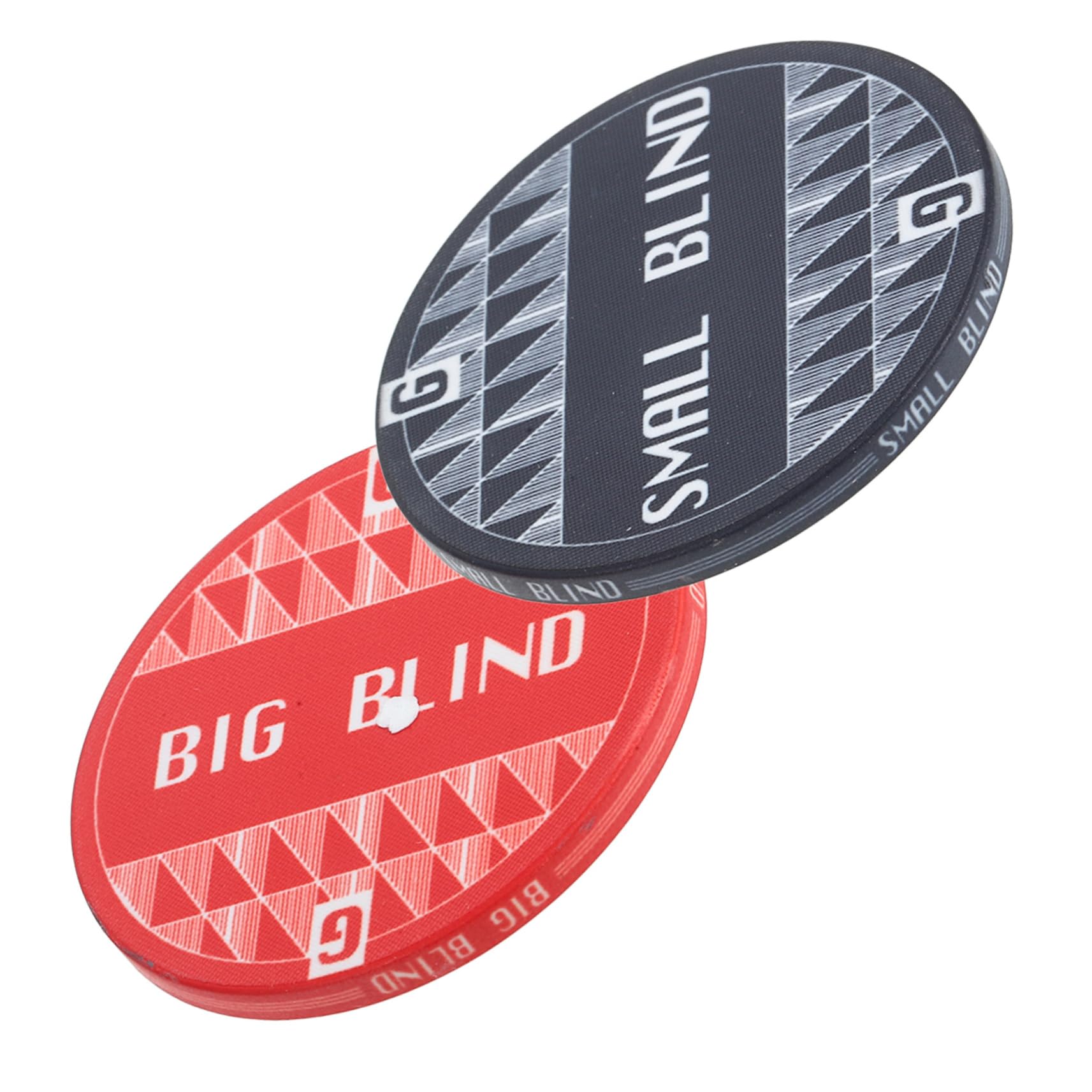 Abaodam Poker Blind Betting Chips Poker Card Dealer Button Chip Holder Game Tokens Accessories