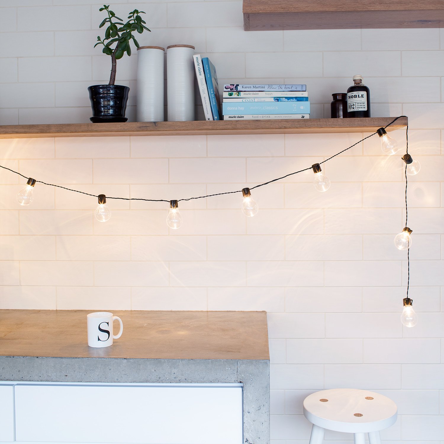 Lights4fun 20 Warm White LED Edison Clear Bulb Festoon String Lights Plug in Indoor Outdoor Use Fully Waterproof IP44 - Image 2