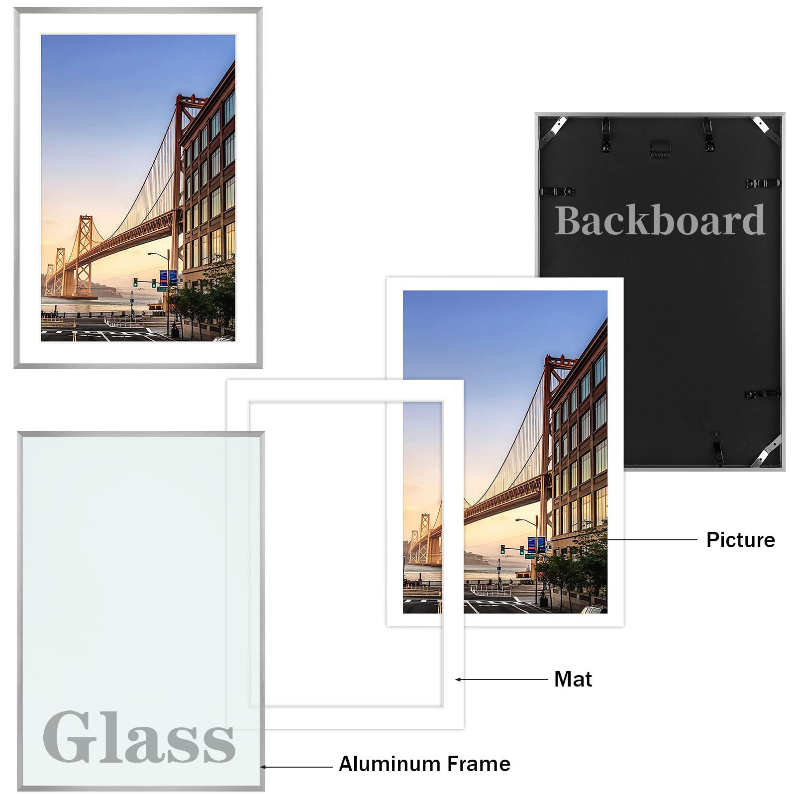 Amazon.com - Frametory, 13x19 Aluminum Picture Frame - 13 x 19