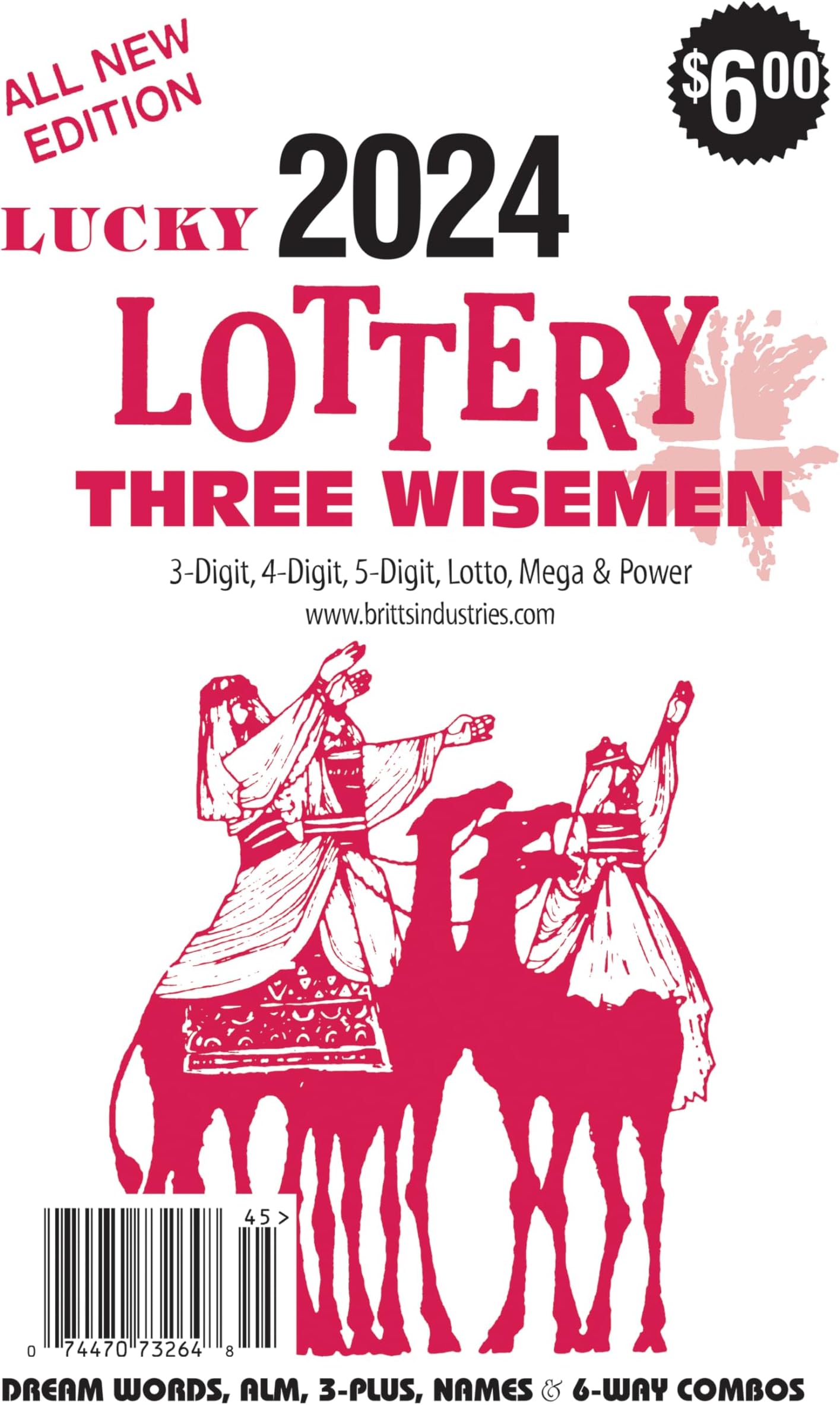 2016 Lucky Lottery Three Wisemen Almanac - Lottery Book