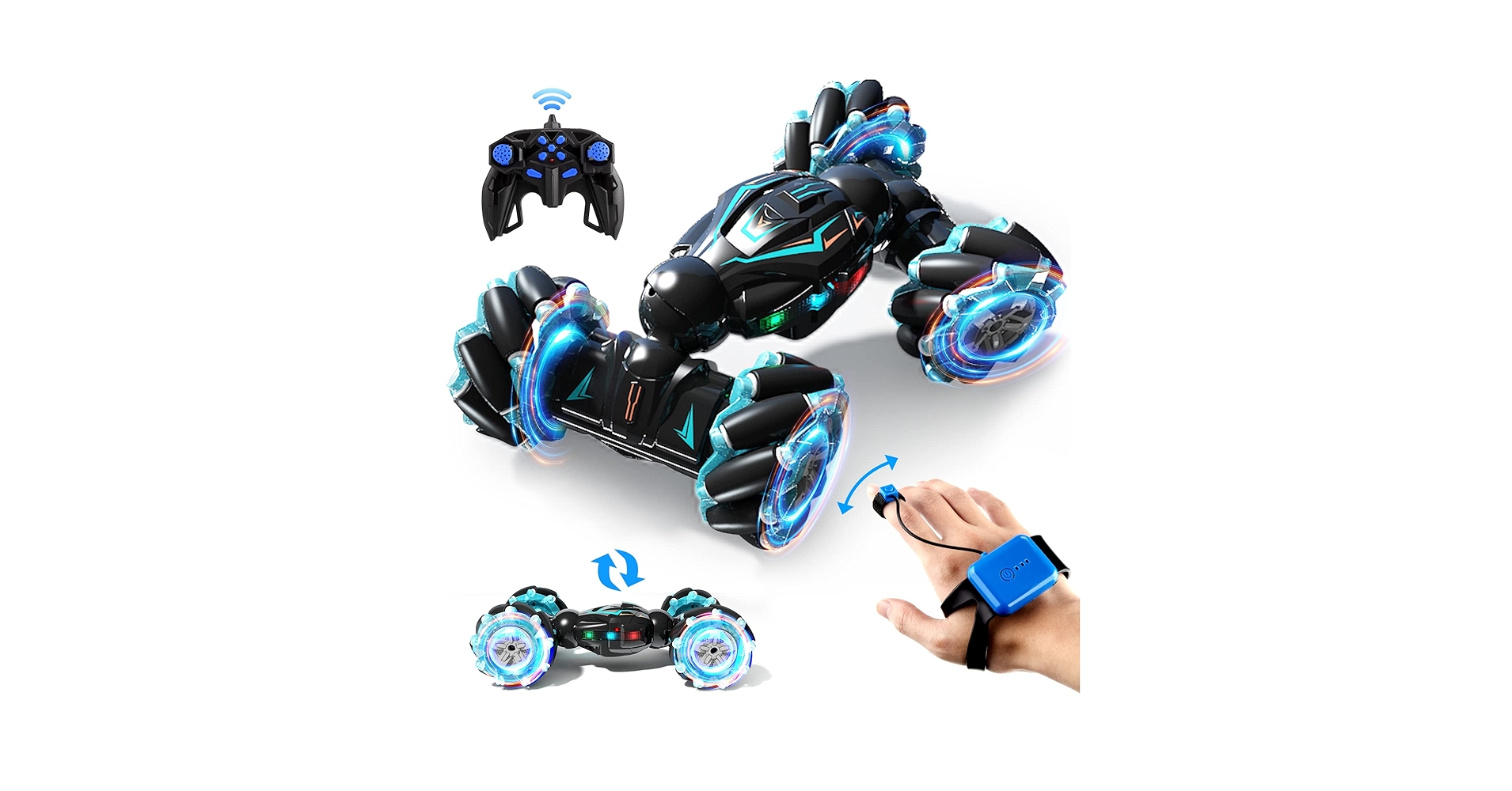 Amazon.com: Deejoy 1:12 RC Stunt Car, 2.4GHz 4WD Remote