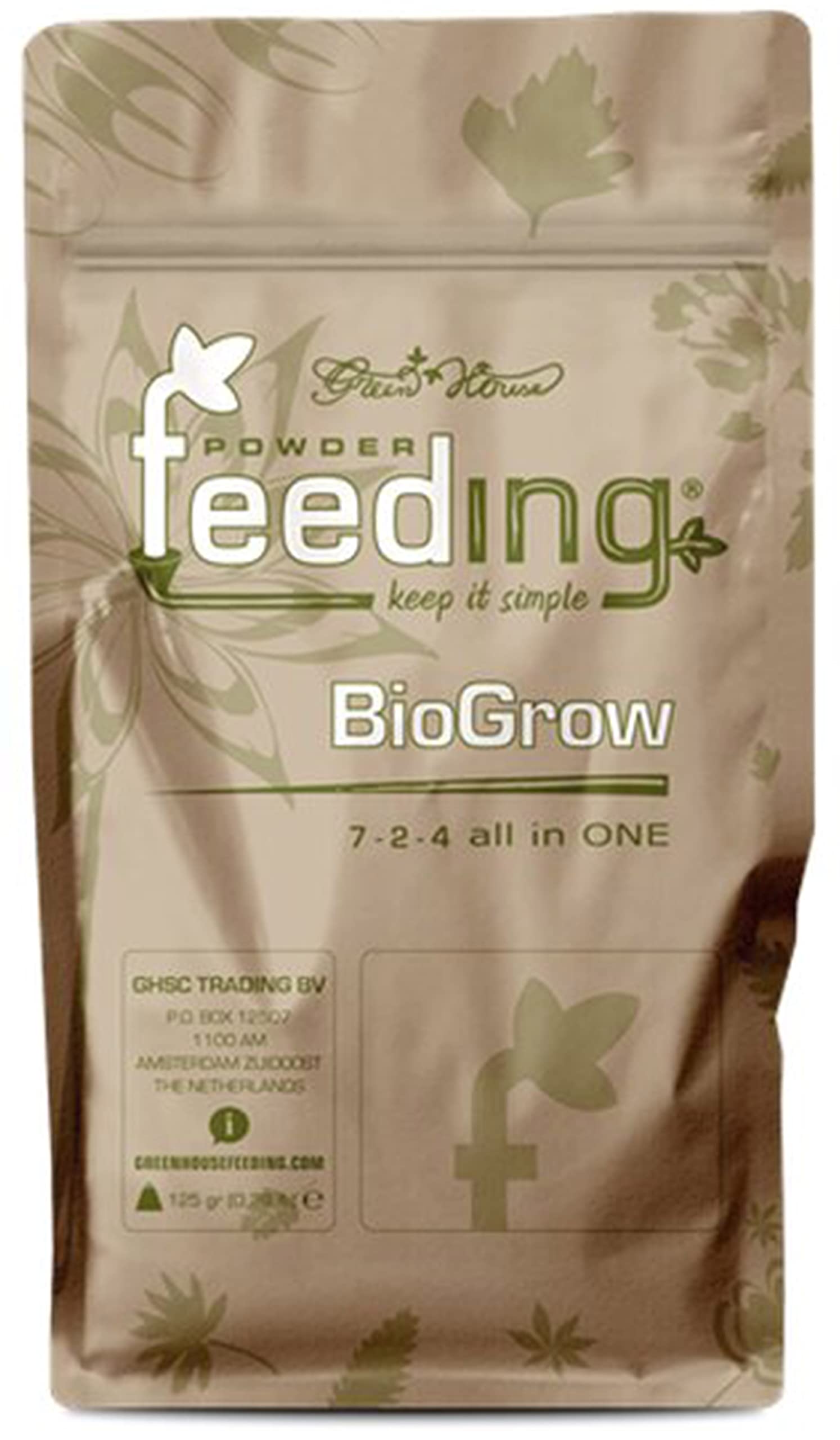 Green House Feeding Powder Starter Kit Bio 3 x 125 g Bloom Grow Enhancer Grow Dünger Pulver + IG Messlöffel
