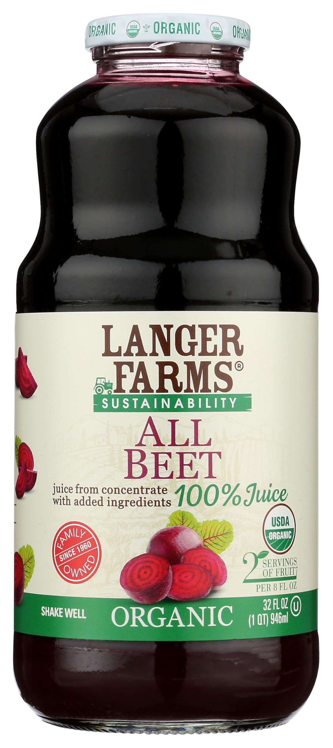 L & A Juice All Beet Organic, 32 oz