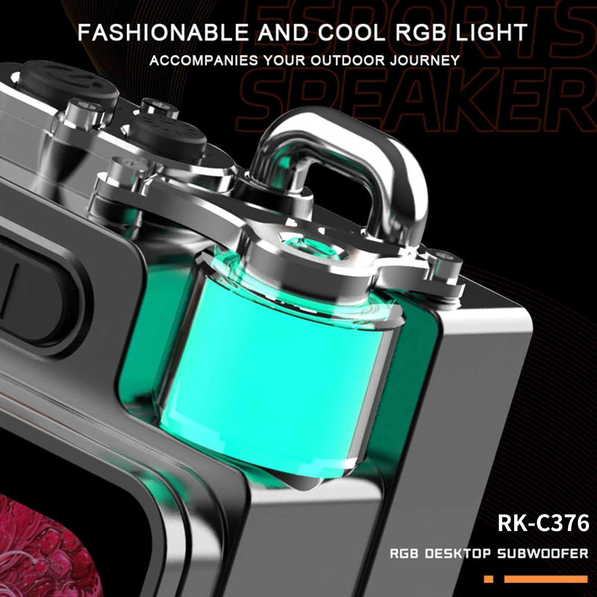 per altoparlante Portatile per Smart con Display Touch LED RGB