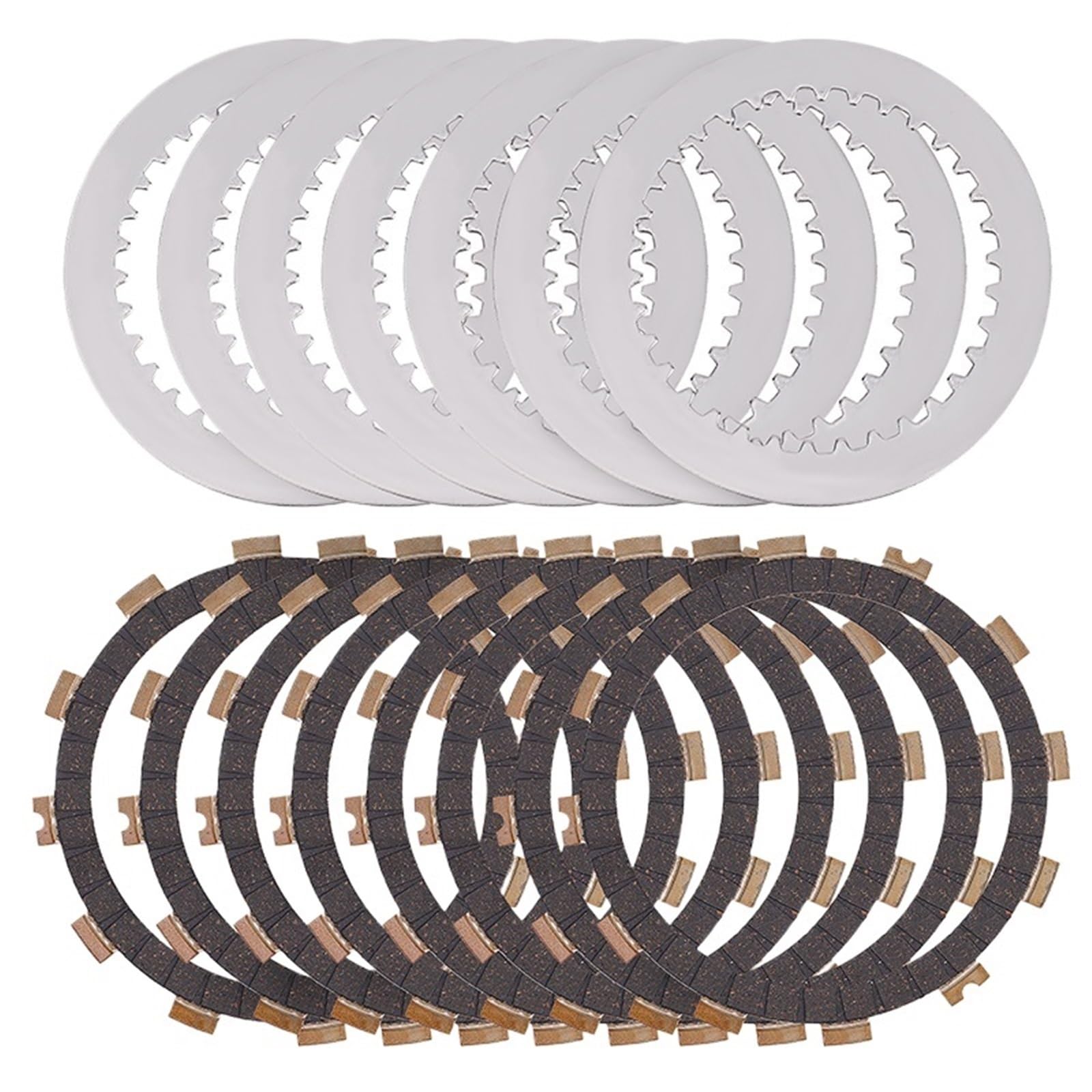 Gaubxct B (Paper Based Kit) Motorcycle Clutch Friction Plates & Steel Fit For Kawasaki Kx250f Kx 250F Kxf250 2004-2007 13088-0018(B (Paper Based Kit))