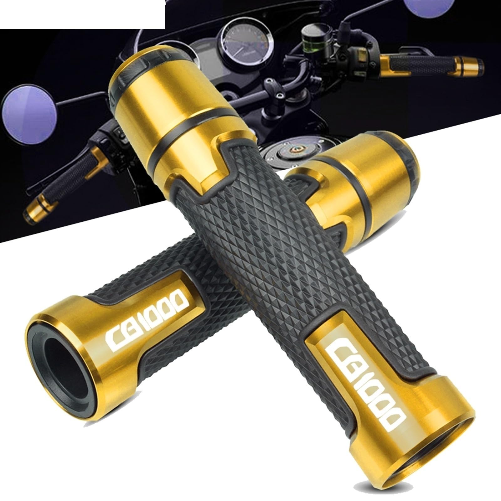 Tappi Terminali Per Manubrio Moto – Alluminio CNC Per Honda CB1000R (2008-2016), Protezione E Stile