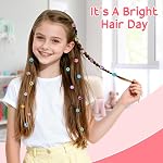 Poil Gem Stamper Kit Bling Bijoux pour les filles Jouets Outil de styling avec brillant réutilisable Diamants Cadeaux d'anniversaire Jouets pour les fille Âges 5 6 7 8 9 10 11 12