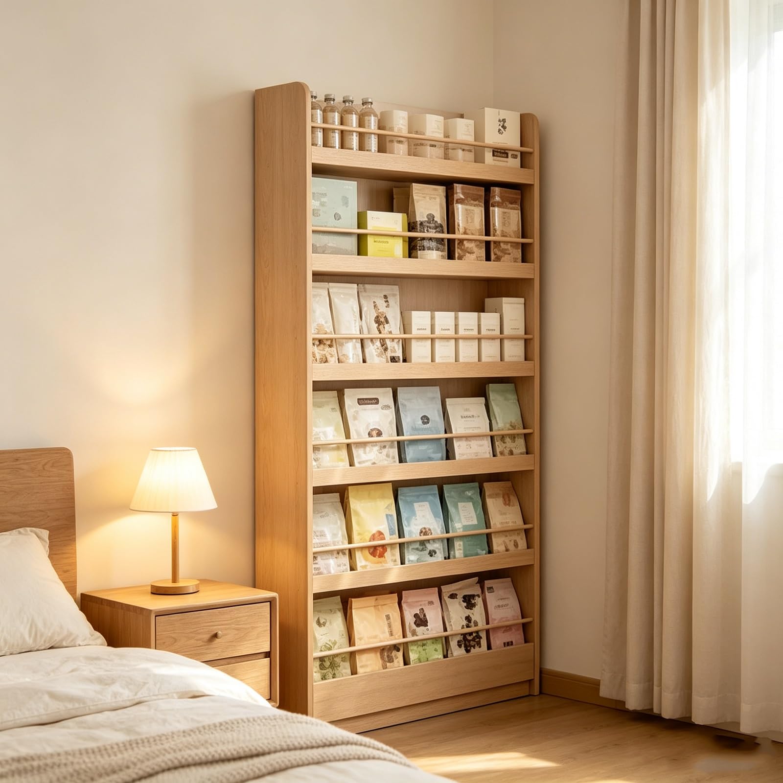 LCNDKF Display Storage Organizer Stand