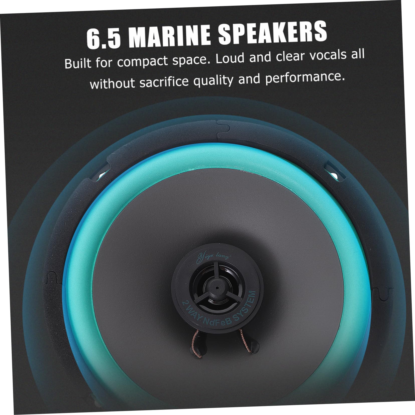 Cabilock Car Audio Speaker Ohm Midrange Woofer Design for Enhanced Sound Quality for Compact Installations Durable Performance for Car Audio Systems
