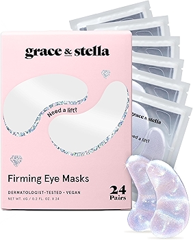 Grace and Stella Firming Under Eye Patches with Peptides & Rice Extract