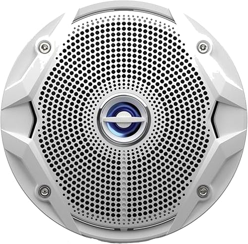 Miniatura 2 de JBL - Altavoces marinos de 6.5 pulgadas (cantidad 4), 2 pares de altavoces de repuesto OEM con cable Enrock de 50 pies (blanco) MS6520B