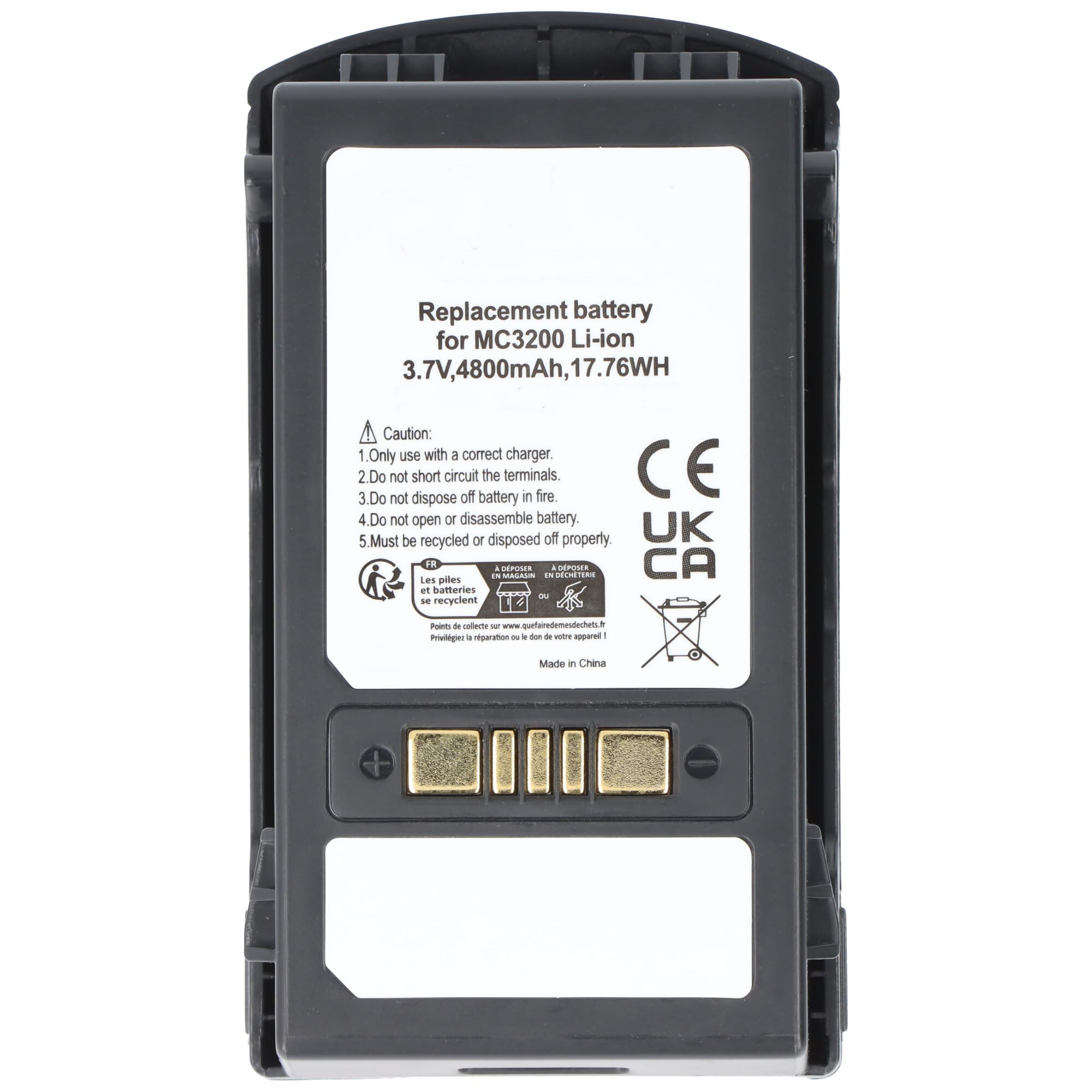 Akku kompatibel mit Symbol Motorola Zebra MC3200 MC32N0 MC3290 MC3300 Serie 3,7V 4800mAh